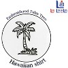 LA LEELA Women's Casual Solid Short Sleeve Blouse Shirt TShirts Button Up Dress Tops Tee Shirts Hawaiian Blouses for Women - 4 of 4