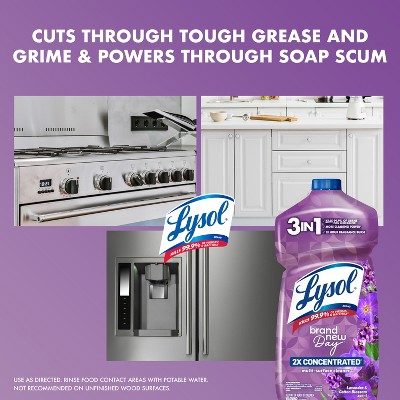 Lysol Lavender Concentrated Multi Surface All Purpose Cleaner - 48 fl oz