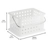 iDesign Plastic Shower Basket with Handle - Frost - 2 of 4