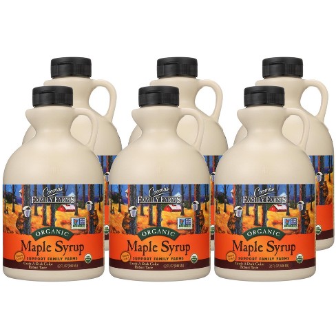 Coombs Family Farms Maple Syrup, Organic Grade A, Dark Color, Robust Taste,  8 Fl Oz