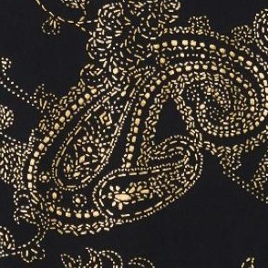 metallic paisley