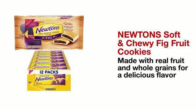 Newtons Fig Fruit Chewy Cookies - 10oz, 2 of 14, play video