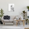 Stupell Industries Snow Owl Peering Blue Eyes Canvas Art, 24" x 30" - 3 of 4