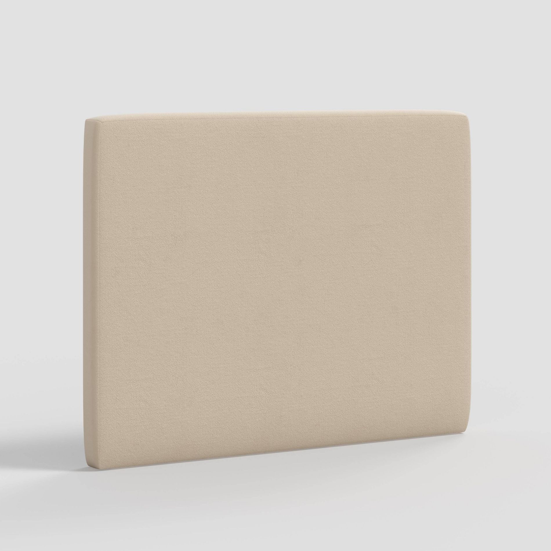 Twin Lia Square Stick-on-the-Wall Dorm Headboard Classic Velvet Pearl - Threshold™