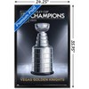Trends International NHL Vegas Golden Knights - 2023 Stanley Cup Team Logo Framed Wall Poster Prints - 3 of 4