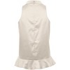 VENUS Womens Peplum Top  -  12, Off White - 4 of 4