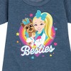 JoJo Siwa Besties Graphic Short Sleeve Fleece Dress - Heather Navy - Medium - 2 of 4