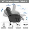 ChicFurnit Living Room Chair Arm Accent Chair Genuine Leather/Faux Leather 350LBS Dual Motor Lift Recliner Massage Heat Elderly Chair for Living Room - 4 of 4