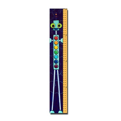 Trademark Fine Art -Sylvia Masek '6 Foot Growth Chart, Robot'