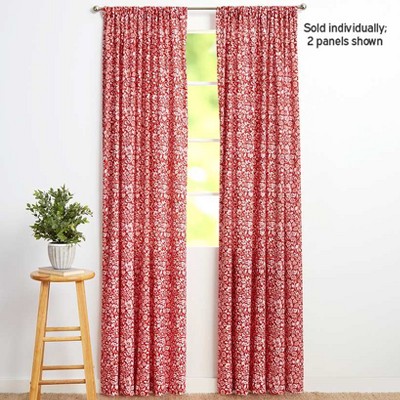 The Lakeside Collection Jacobean Sunflower Window Panels