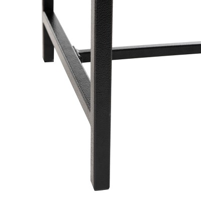 Transitional Maruka 47'' Black and Green Bench with Storage