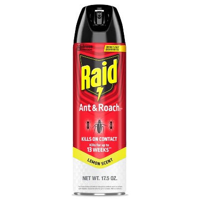 Raid Ant and Roach Killer Bug Spray - Lemon Scent - 17.5oz