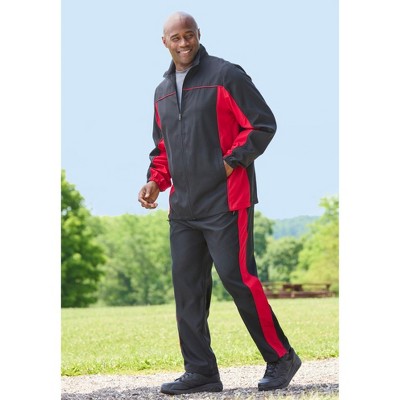 KingSize Long Sleeve Colorblock Tracksuit - 7XL, Navy Colorblock — фото 6