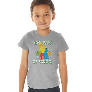 Toddler Boys' Sesame Street 100 Days of School T-Shirt - 1 of 4