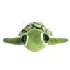 Aurora Medium Slide Sea Turtle Dreamy Eyes Enchanting Stuffed Animal Green 10" - image 2 of 4