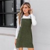 Women's Corduroy Square Neck Overall Dress - Cupshe - 2 of 4