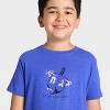 Boys' Short Sleeve Dreidel Graphic T-Shirt - Cat & Jack™ Blue - 2 of 4