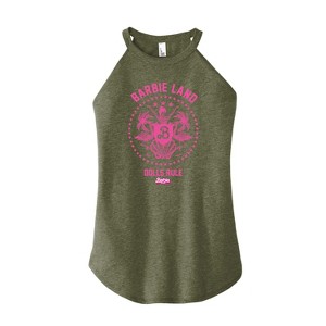 Women's - Barbie - Barbie Land Graphic High Neck Tank - 1 of 2