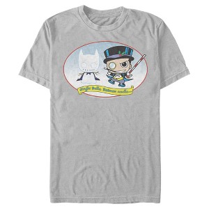 Men's Batman Christmas Naughty Penguin T-Shirt - 1 of 3