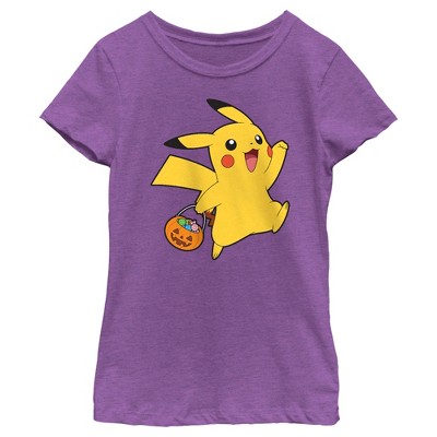 Official Kohls Apparel Clothing Store Shop Merch Pokemon Happy Pikachu  Trick Or Treat Spiral Tie Dye Graphic T-Shirt - Teebreat