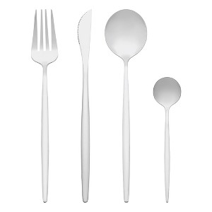 REGALWOVEN Stainless Steel Durable Rust-Proof Corrosion Resistant Flatware Set 4 Pcs 1 Set - 1 of 4