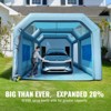 VEVOR 26x15x11ft Inflatable Paint Booth, Inflatable Spray Booth,High Powerful 750W+950W Blowers Spray Booth Tent,Car Paint Tent Air Filter System,Blue - 3 of 4