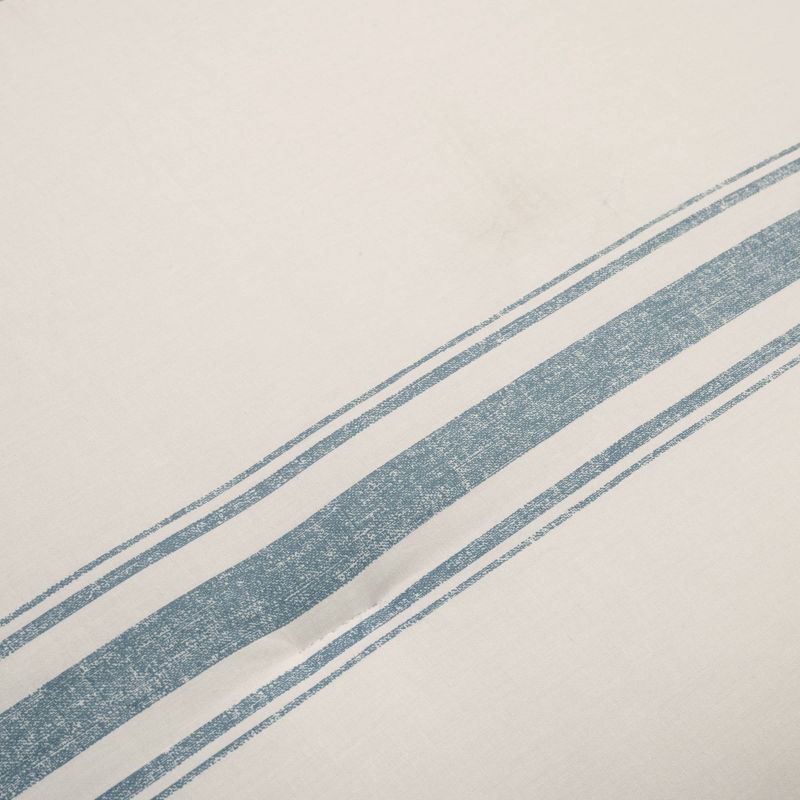 Farmhouse Stripe Reversible Cotton Comforter & Sham Set - Lush D&#233;cor, 5 of 17