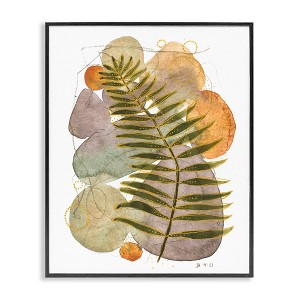 Stupell Industries Abstract Fern & Pebbles, 24" x 30" - 1 of 4