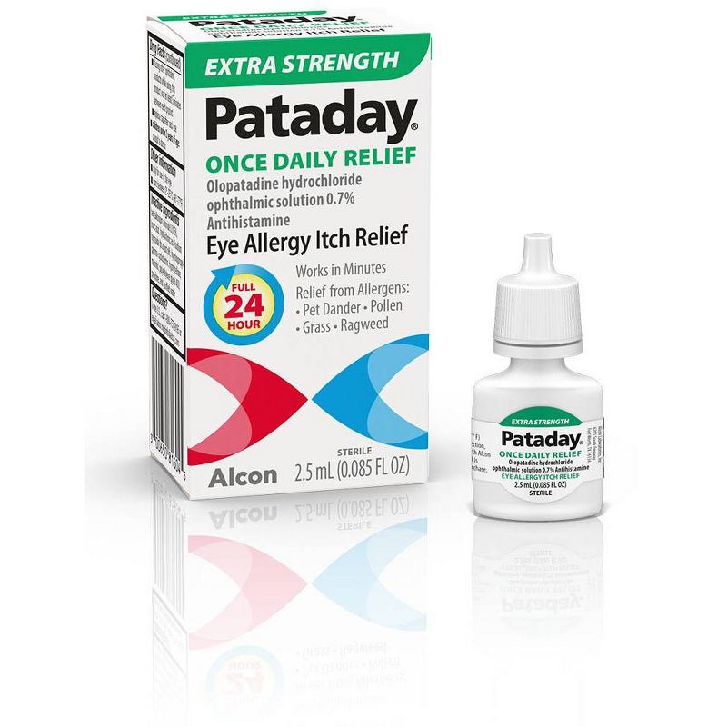 Pataday Once Daily Relief Extra Strength Allergy Drops, 1 of 8