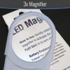 DMI LED Magnifying Glass with Light for Reading, Batteries Included, 3X Magnification, Helpful Daily Living Aid - 4 of 4
