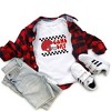 The Juniper Shop Checkered Game Day Toddler Short Sleeve Tee - 2 of 2