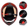AHR Modular Full Face Motorcycle Helmet Flip up Dual Visor Motocross DOT S/M/L/XL/XXL - 3 of 4