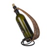 Embellished Wine Holder – Grapevine Design – 11.02 in Rattan Metal Stand By Old Modern Handicrafts - 3 of 4