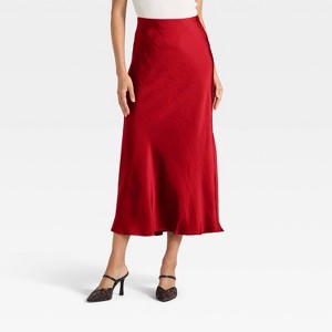 Women's Maxi Slip A-Line Skirt - A New Day™ - 1 of 3