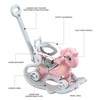 RUVALINO Infant Seats Specially Customized for Babies, Modern and Exquisite Design, Suitable for Living Room, Bedroom, Pink, 34.2"*16.5"*34.6" - 4 of 4
