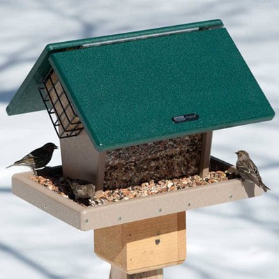 Birds Choice Cage Bird Feeder with Base and Roof Top