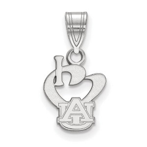 Black Bow Jewelry Sterling Silver Auburn Tigers NCAA Small Pendant - 1 of 3