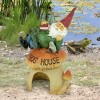 Design Toscano Gnome Frog House Garden Statue - Multicolored - 2 of 4