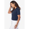 Jessica London Women's Plus Size Jewel-Neck Shrug - 4 of 4