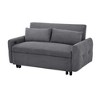 NicBex 57.48" Convertible Couch Bed with USB Port,Pull-Out Sofa Bed with 3-Position Adjustable Backrest,Loveseat Sofa for Living Room - 2 of 4