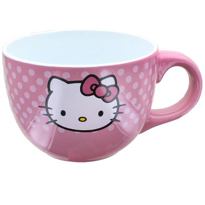 Silver Buffalo Hello Kitty 24oz Ceramic Soup Mug