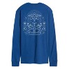 Men's - Star Wars - The Mandalorian Grogu Celestial Long Sleeve Graphic T-Shirt - 2 of 4