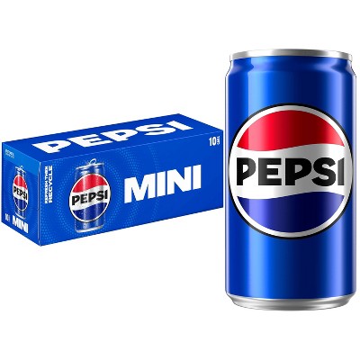 Pepsi - 10pk/7.5 Fl Oz Mini Cans : Target