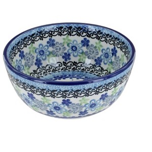 Blue Rose Polish Pottery 17 Ceramika Dessert Bowl - 1 of 1