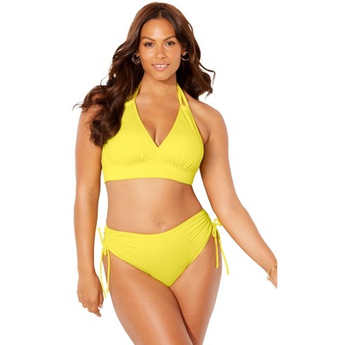 Swimsuits For All Women's Plus Size Diva Halter Bikini Top - 12