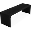 Resenkos Computer Desk, Office Desk, Study Desk,78.7" Two Person Desk, Wood Long Computer Desk Double Desk,Black - 3 of 4