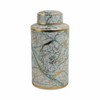 Modern Decorative Ceramic Jar with Lid - Elegant Marble Design - Ceramic Storage Container for Home, Office & Living Room - 4 of 4