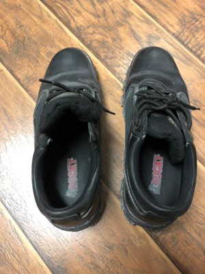 Men's Black Rocky Alpha Force Oxford Shoe Size 10 : Target
