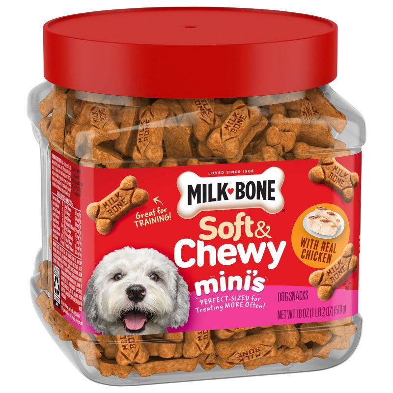 Milk-Bone Soft &#38; Chewy Minis Dog Treat with Chicken Flavor - 18oz, 5 of 7