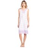 Casual Nights Women's Fancy Lace Floral/Embroidered Sleeveless Nightgown - 2 of 4